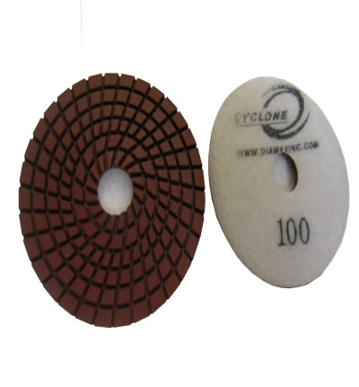 Spiral 3"/100 WET Polishin Pad CYCLONE