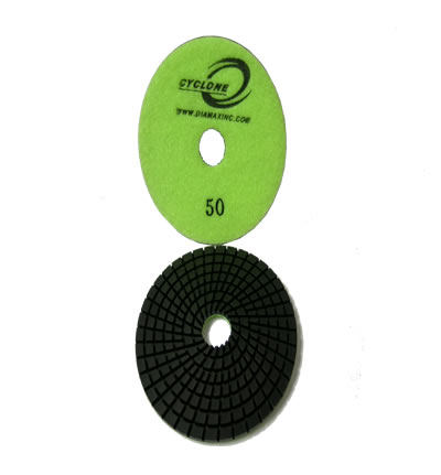 Spiral 4"/50 WET Polishing Pad CYCLONE