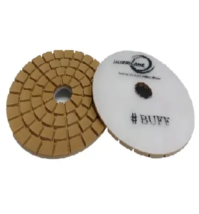Block 4"/BWhite WET Polishing Pad HURRICANE