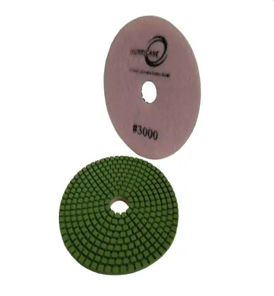 Block 5"/BBlack WET Polishing Pad HURRICANE