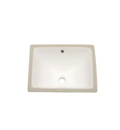 Ceramic BEIGE Square Sink 18"x13"x7.1/2" Depth