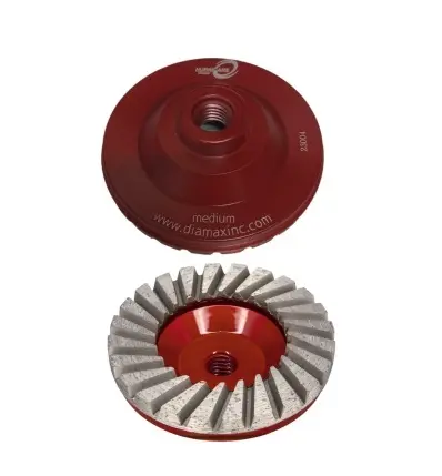 Cup Wheel HURRICANE 4"/Medium Turbo