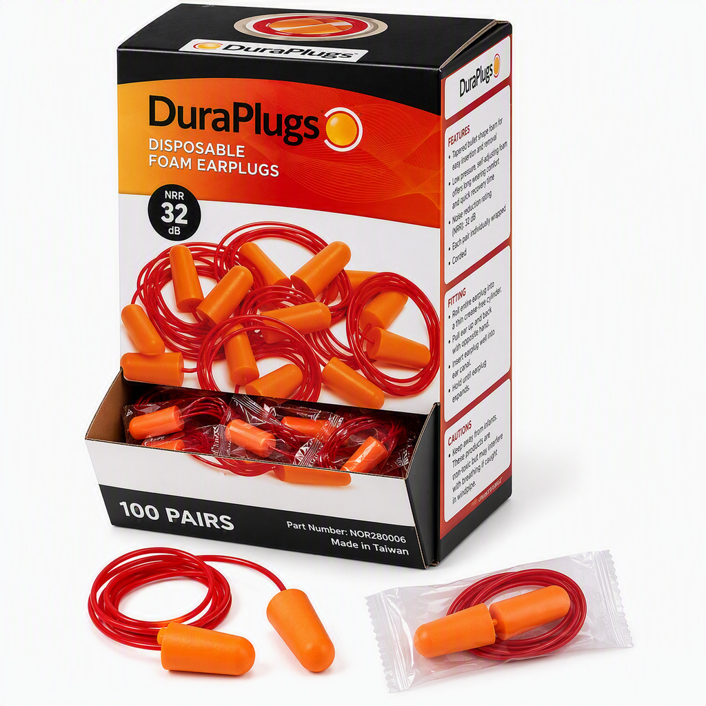Liberty Glove & Safety Earplugs , Corded (100) Per Box