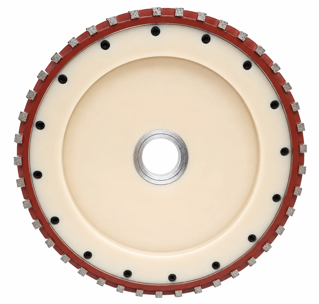 Milling Wheel 14"x1.1/2" TEFLON STEEL