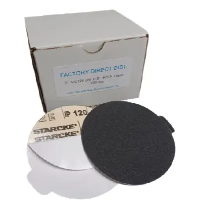 Sandpaper 5"/120 H.D DRY Self Adhesive Box(100pcs)