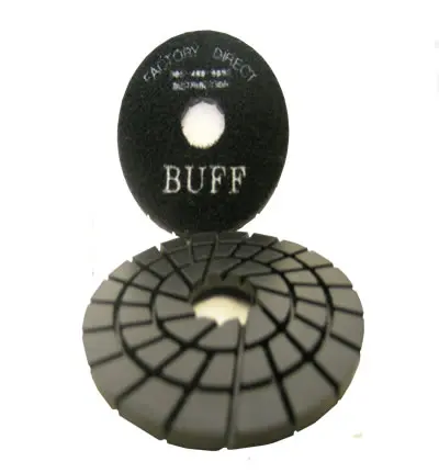 Spiral 3"/BWHITE WET Polishing Pad CYCLONE