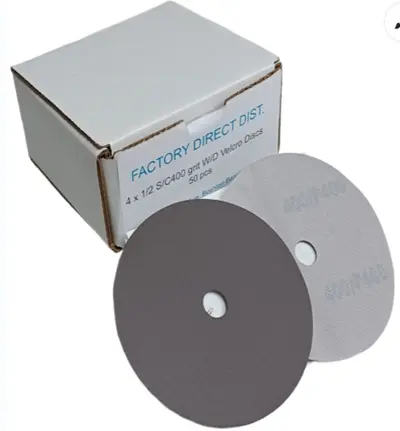 VELCRO 4"/400 WET/DRY Box(50pcs) Sandpaper