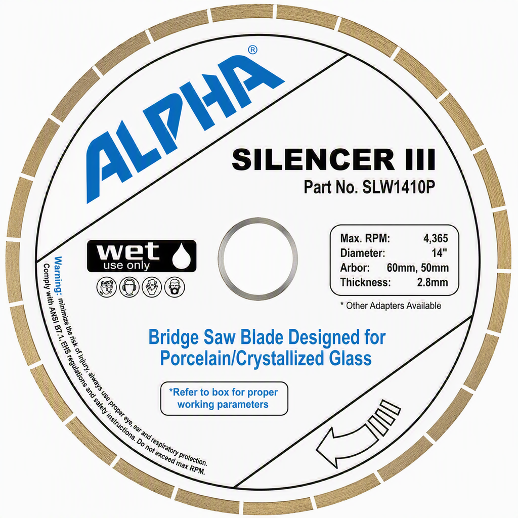 Alpha Silencer III Blade for Porcelain