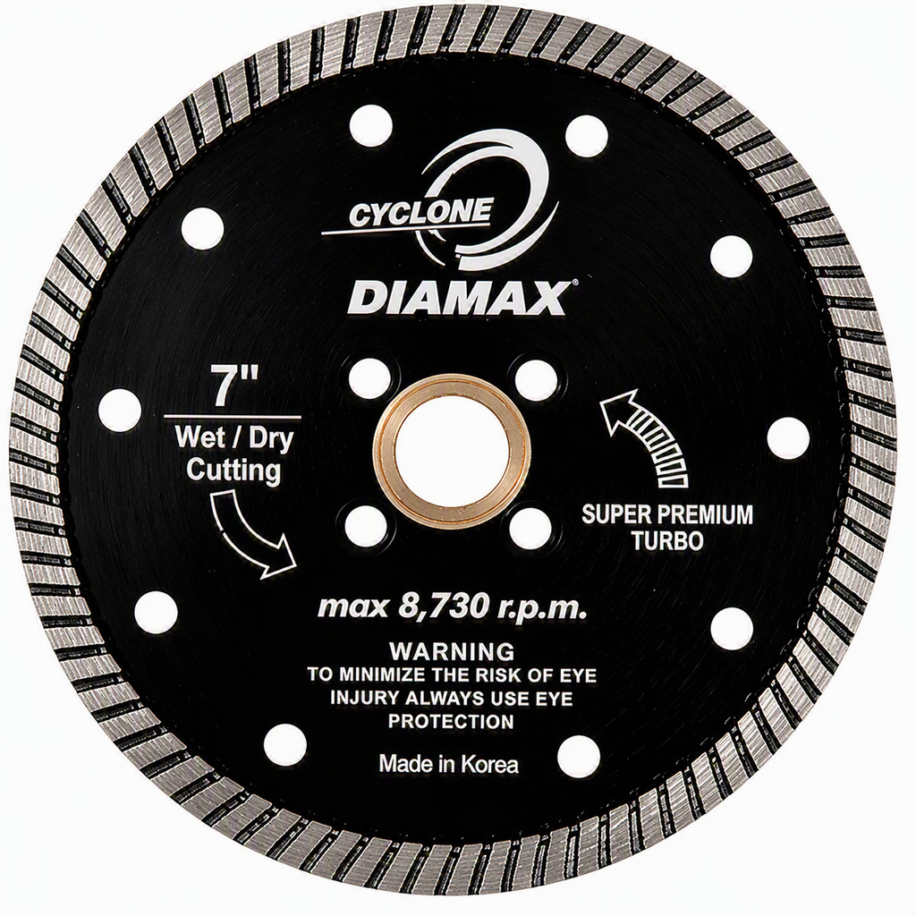 Cyclone Turbo Granite Blade 7" Wet/Dry 