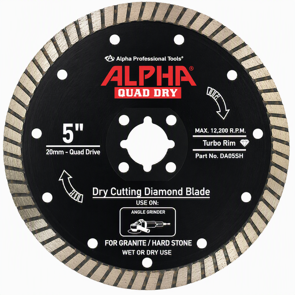 Alpha Quad Dry Blade 5"