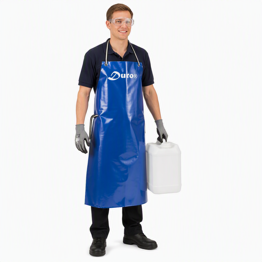 DURO BLUE VINYL APRON (Large)