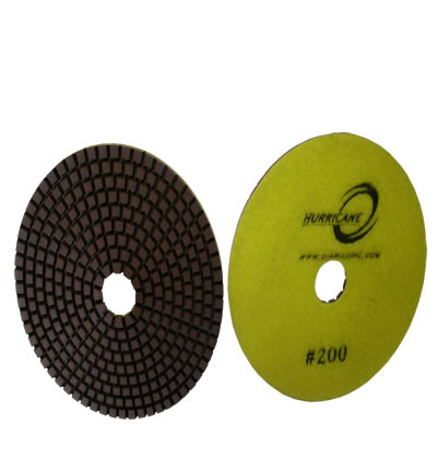 Block 5"/200 WET Polishing Pad HURRICANE