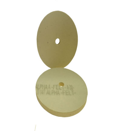 Alpha Felt Wheel 4"