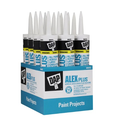 Alex Plus WHITE 35 YRS Caulk Box(12pcs)