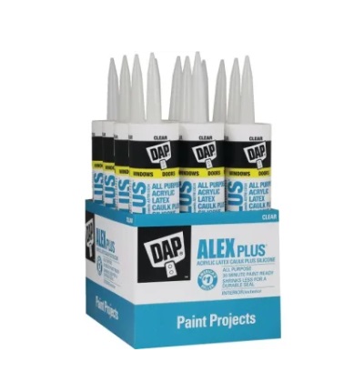 Alex Plus CLEAR Caulk Box(12pcs)