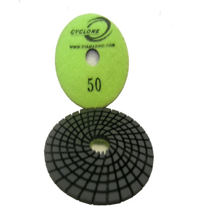 Spiral 3"/50 WET Polishing Pad CYCLONE