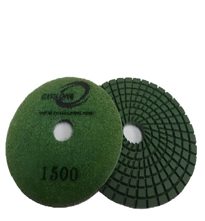 Spiral 4"/1500 WET Polishing Pad CYCLONE