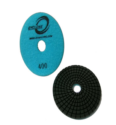Spiral 4"/400 WET Polishing Pad CYCLONE
