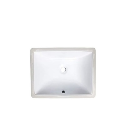 Ceramic WHITE Small Square Sink 16"x11"
