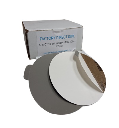 Sandpaper 5"/1200 WET/DRY Self Adhesive Box(100pcs)
