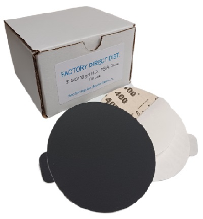 Sandpaper 5"/400 H.D DRY Self Adhesive Box(100pcs)