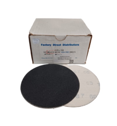 VELCRO 5"/60 H.D DRY Box(50pcs) Sandpaper