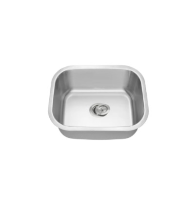 Undermount Single Bar Sink 18G 18"x16"x8" Depth