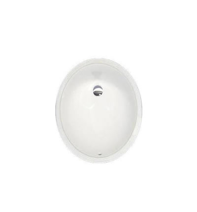 Ceramic WHITE Oval Small Sink 15"x12"x7.1/2" Depth