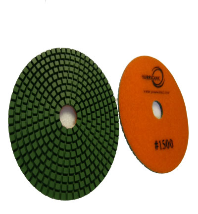 Block 5"/1500 WET Polishing Pad HURRICANE