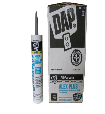 Alex  Plus GRAY Caulk Box(12pcs)