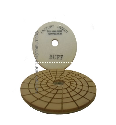 Spiral 5"/BWHITE WET Polishing Pad CYCLONE