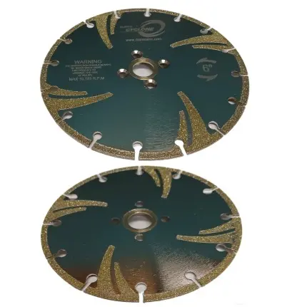 [EMBSL60] Blade Electroplated 6" DRY Marble SUPERCYCLONE