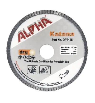 [DPT125] Blade Katana  5" ALPHA