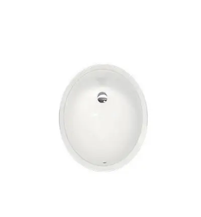[OV1512-W] Ceramic WHITE Oval Small Sink 15"x12"x7.1/2" Depth