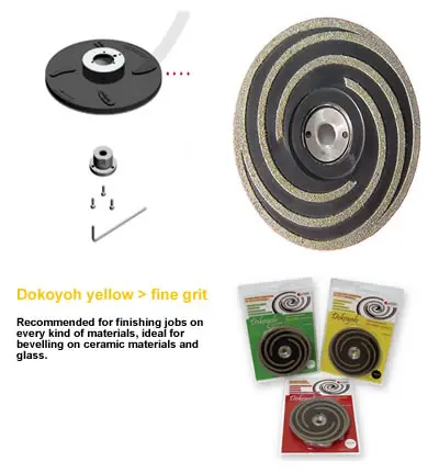 [012902G10019] DOKOYOH Fine D.125 W 5/8" Yellow GHINES
