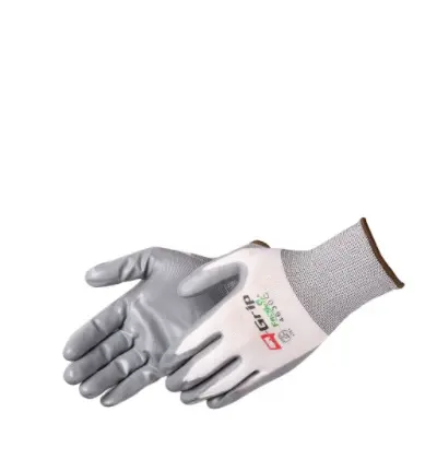 [LG4630C/L-OH] Gloves NYLON (L) W/Gray Nitrile by units