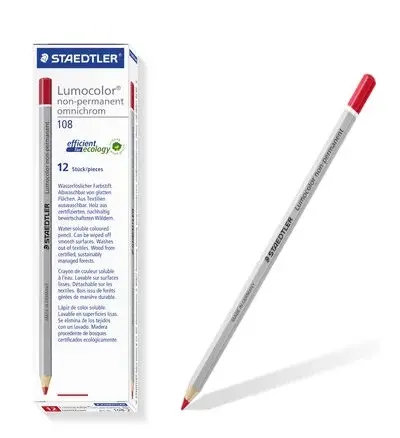 [1082RED] Pencil RED Non Permanent Box(12pcs) STAEDTLER
