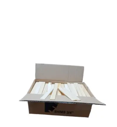 [WEDGE034] SHIMS WOOD 8"x3/4" Box (300units) STEEL
