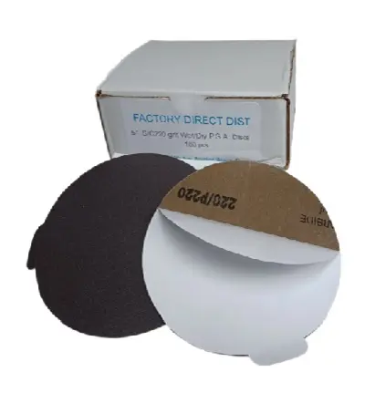 [SANDPSA5220] Sandpaper 5"/220 WET/DRY Self Adhesive Box(100pcs)