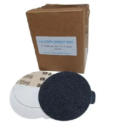 [SANDPSAHD5040] Sandpaper 5"/40 H.D DRY Self Adhesive Box(100pcs)