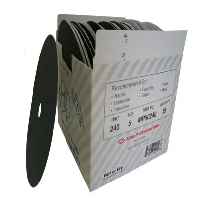 [MP50240] Sandpaper Hook & Loop 5” #240 ALPHA