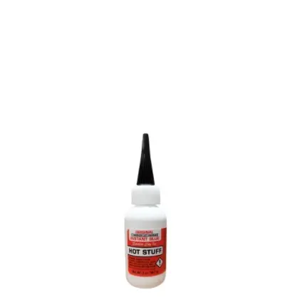 [HS4] Sat. Hot Stuff 2oz RED Thin CA Glue