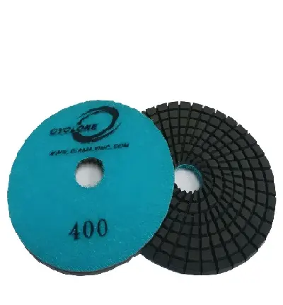 [PD4400SF] Spiral 4"/400 WET Polishing Pad CYCLONE