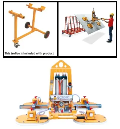 [SVL100-W] Vacuum Lifter WHITE Rubber ABACO