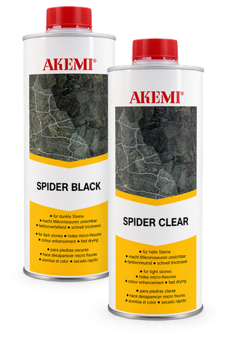 Akemi Spider Black and Clear