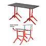 Stand  Easy Adjustable WHITE Rubber by Unit  ABACO